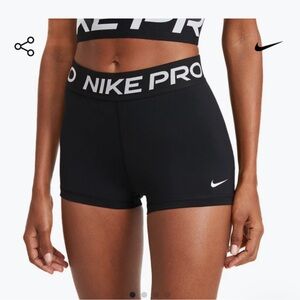 Nike Pro Dri-FIT Black 3” Shorts